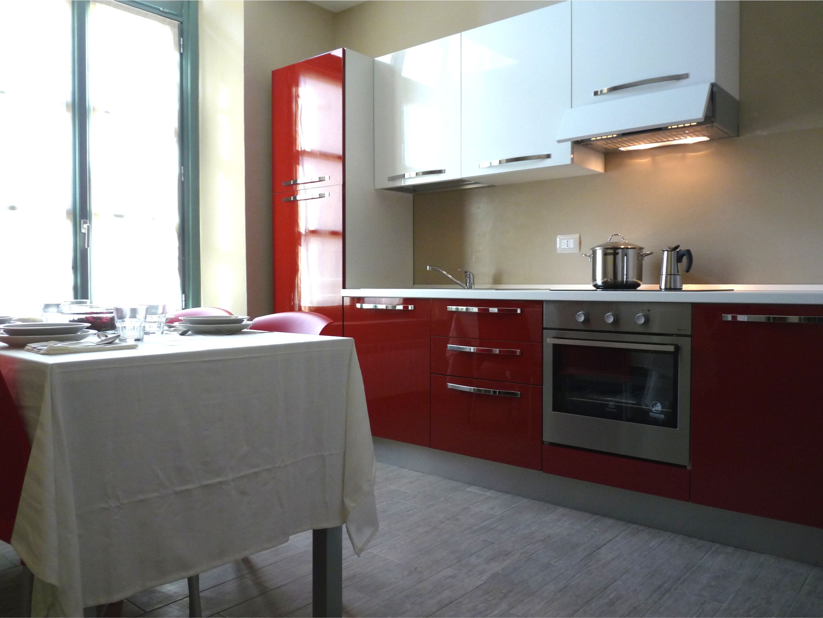 Cucina unità abitativa Housing Giulia